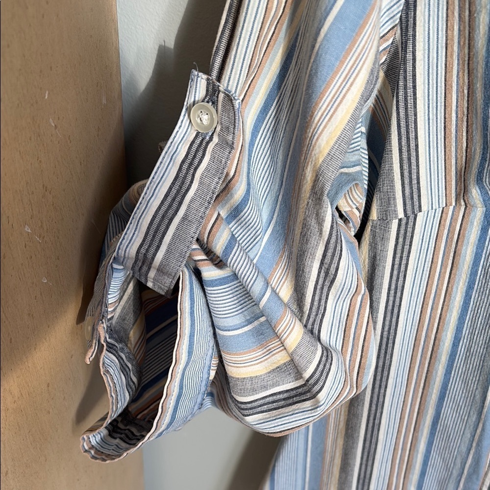 Tommy Jeans Striped Button-Up Shirt - Picture 4 of 5